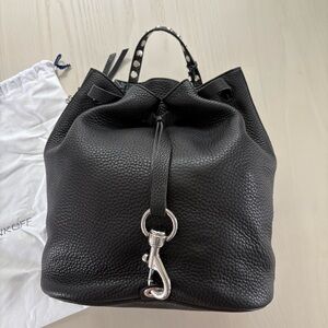 Rebecca Minkoff Black Leather Backpack